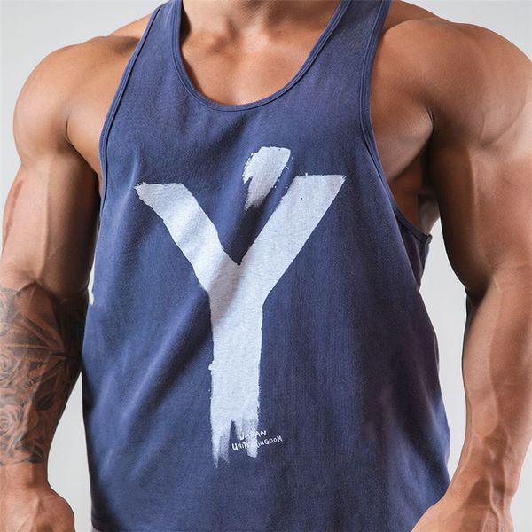 big y men bodybuilding tank gym workout fitness cotton sleeveless shirt running clothes stringer summer casual vest 220614, White;black
big y men bodybuilding tank gym workout fitness cotton sleeveless shirt running clothes stringer summer casual vest 220614, White;black