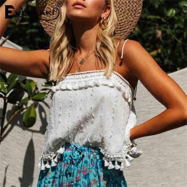 everkaki boho camis women summer tassels lace up gypsy ladies vintage camis short casual female spring fashion 210325, White
everkaki boho camis women summer tassels lace up gypsy ladies vintage camis short casual female spring fashion 210325, White