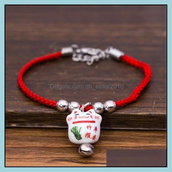 charm bracelets new cute lucky cat ceramic beads safe bracelet red rope bangle handmade fashion jewelry adjustable length dhseller2010 dhnxz, Golden;silver
charm bracelets new cute lucky cat ceramic beads safe bracelet red rope bangle handmade fashion jewelry adjustable length dhseller2010 dhnxz, Golden;silver