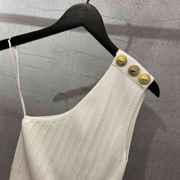 designer luxury bal clothes 2022 spring and summer new women's clothing balman unilateral off shoulder suspend, White
designer luxury bal clothes 2022 spring and summer new women's clothing balman unilateral off shoulder suspend, White