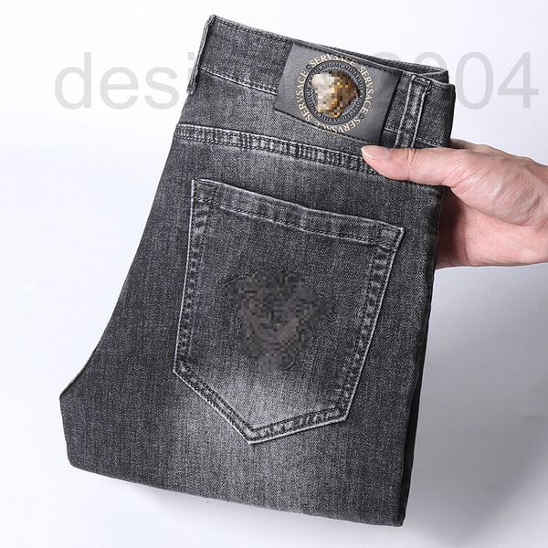 men's jeans designer spring and summer new embroidered jeans men's black gray fashion trend versatile slim straight pants laid, Blue
men's jeans designer spring and summer new embroidered jeans men's black gray fashion trend versatile slim straight pants laid, Blue