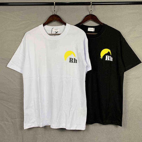 oversized high street g cotton rhude t shirt men women eagle rhude tshirt trend los angeles tee, White;black 
oversized high street g cotton rhude t shirt men women eagle rhude tshirt trend los angeles tee, White;black