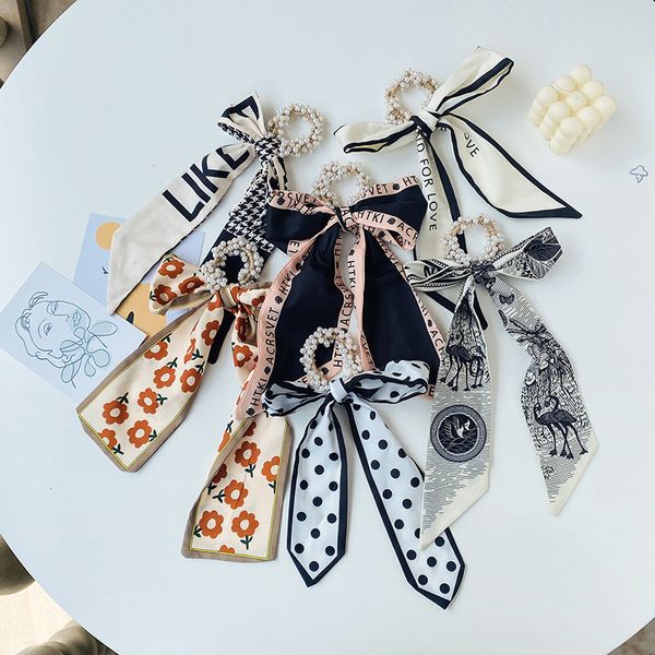 6pcs children bow pearl hair accessories women girl elastic hairbands floral print scrunchies ponytail holder ribbons, Slivery;white
6pcs children bow pearl hair accessories women girl elastic hairbands floral print scrunchies ponytail holder ribbons, Slivery;white