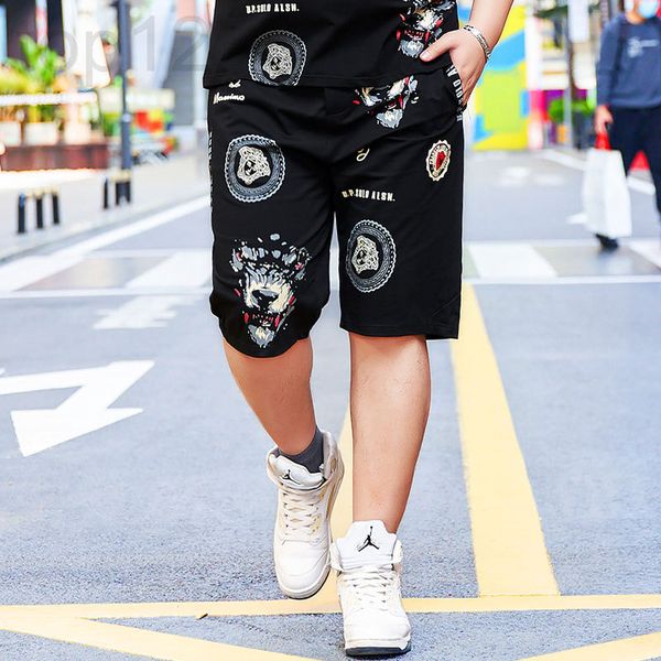 men's pants designer popular men's printed plus fat oversized shorts guy capris man summer pants big belly thin 0rik, Black 
men's pants designer popular men's printed plus fat oversized shorts guy capris man summer pants big belly thin 0rik, Black