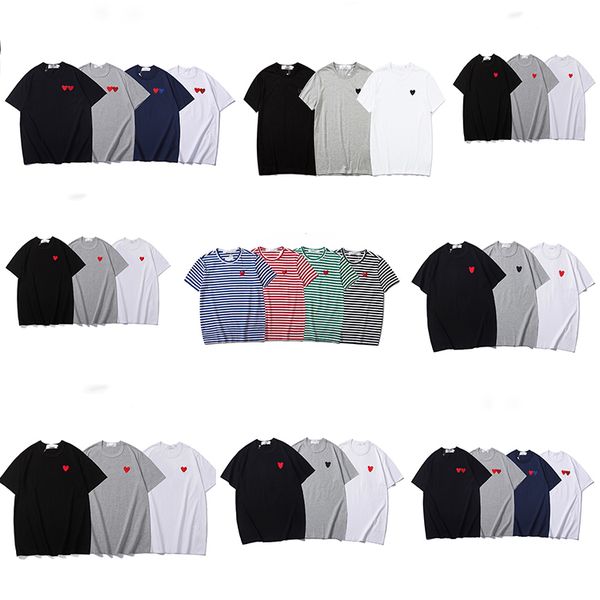 play t shirt cdg designer red heart shirt commes casual women shirts des badge garcons high quanlity tshirts cotton factory outlet, White;black
play t shirt cdg designer red heart shirt commes casual women shirts des badge garcons high quanlity tshirts cotton factory outlet, White;black