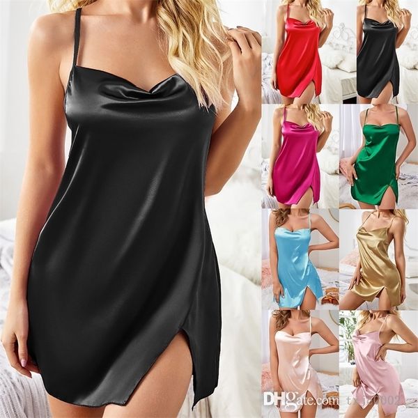 s-3xl women silk suspender pajamas nightdress sleepwear lingerie nightwear v-neck slim multicolor plus size clothing, Black;red
s-3xl women silk suspender pajamas nightdress sleepwear lingerie nightwear v-neck slim multicolor plus size clothing, Black;red
