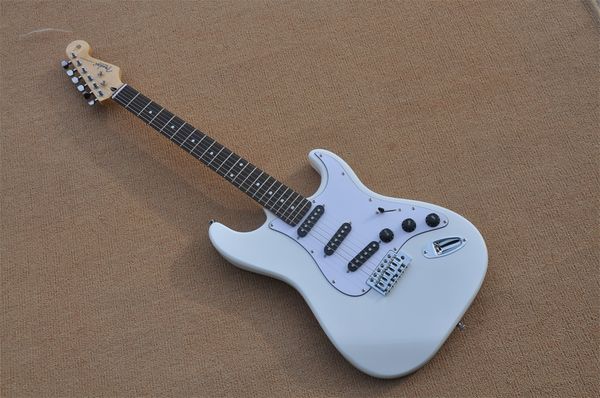 2022 guitar 6-string st white electric guitar maple fingerboard silver accessories under order
2022 guitar 6-string st white electric guitar maple fingerboard silver accessories under order