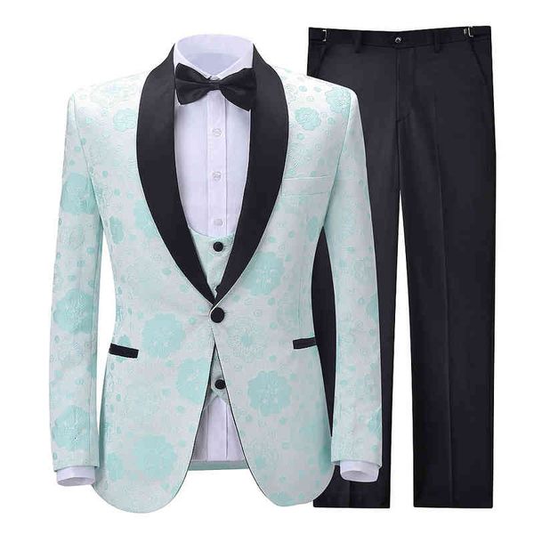 men's suits & blazers korean slim suit men's decor business three piece professional, White;black
men's suits & blazers korean slim suit men's decor business three piece professional, White;black
