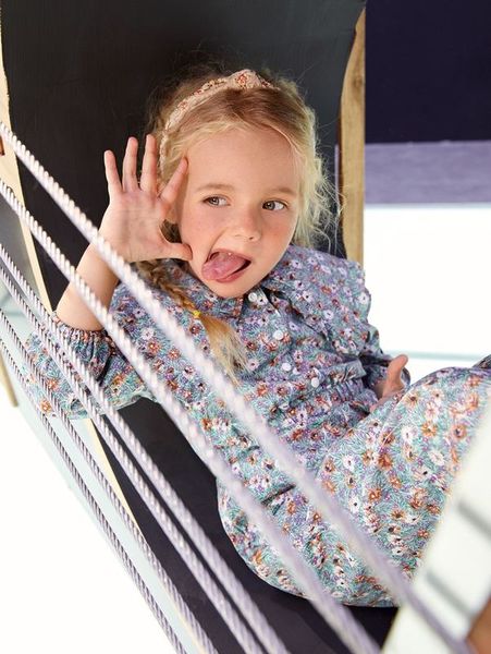 toddler girls ditsy floral statement collar single breasted jumpsuit she, Blue
toddler girls ditsy floral statement collar single breasted jumpsuit she, Blue