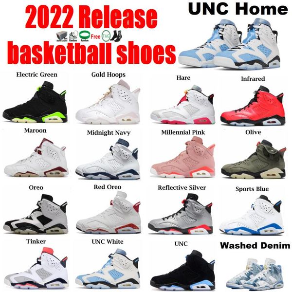 2023 unc home 6s sneaker basketball shoes metallic silver midnight navy red oreo mint foam infrared maroon bred electric green dfm black cat
2023 unc home 6s sneaker basketball shoes metallic silver midnight navy red oreo mint foam infrared maroon bred electric green dfm black cat