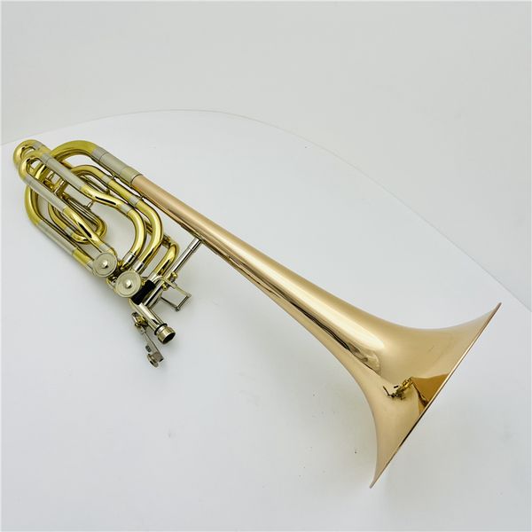 new arrival bb/f trombone two-piston two-color phosphor bronze brass plated professional musical instrument with case
new arrival bb/f trombone two-piston two-color phosphor bronze brass plated professional musical instrument with case