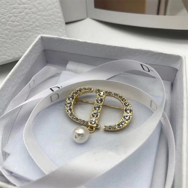 letter tassel pearl brooch temperament clothing accessories hollow out pin, Gray 
letter tassel pearl brooch temperament clothing accessories hollow out pin, Gray