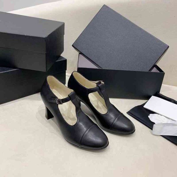 shoes women's dress leather retro spring cliff round head high heel mary janes buckle belt, Black
shoes women's dress leather retro spring cliff round head high heel mary janes buckle belt, Black