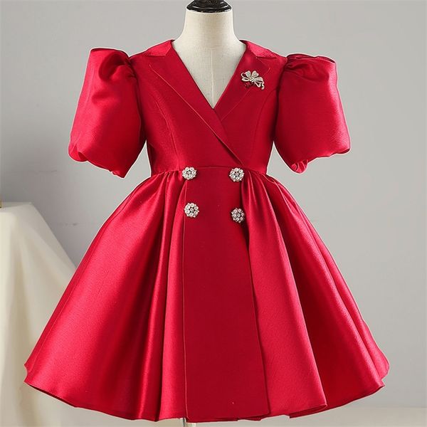 girl princess dress for year baby elegant wedding dresses kids vintage tulle ball gown children birthday party vestidos 220617, Red;yellow
girl princess dress for year baby elegant wedding dresses kids vintage tulle ball gown children birthday party vestidos 220617, Red;yellow