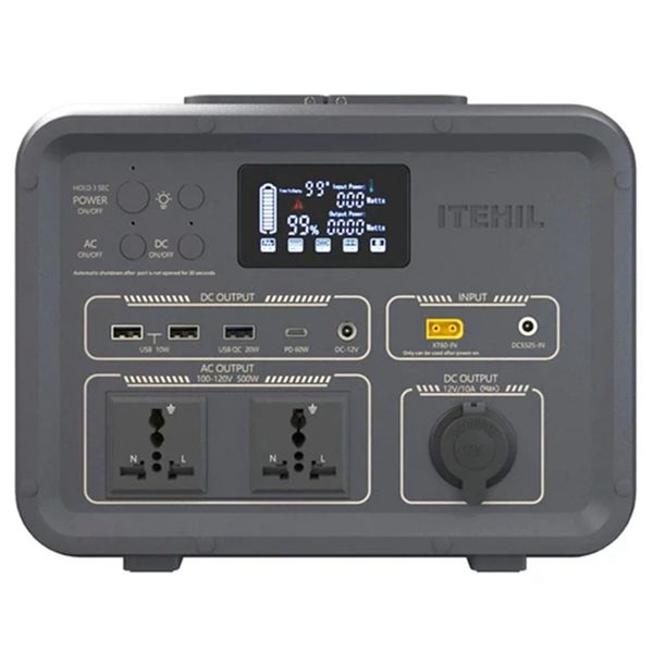 itehil it500 500w lifepo4 portable power station fast charging with led display for camping outdoor rv
itehil it500 500w lifepo4 portable power station fast charging with led display for camping outdoor rv