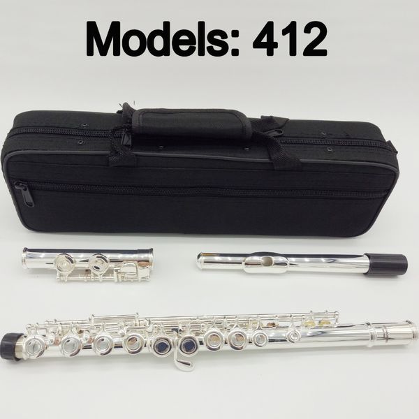 flute 412 silver plated professional flute instrument intermediate student flutes c leg 16 holes closed e key
flute 412 silver plated professional flute instrument intermediate student flutes c leg 16 holes closed e key