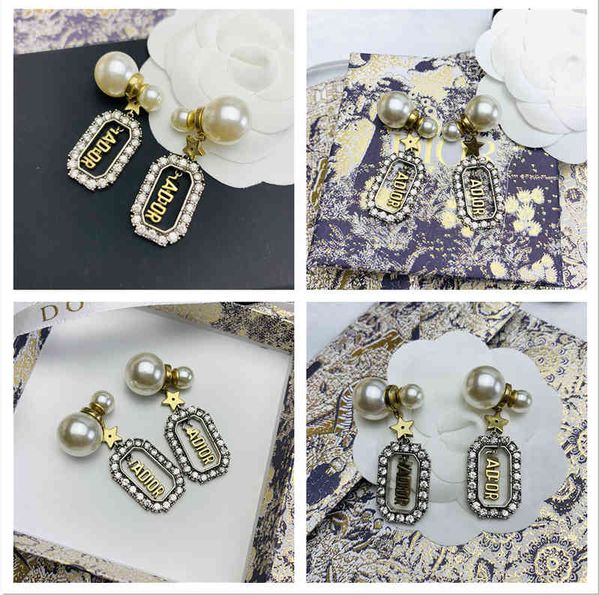 d family female advanced sense size pearl letter c high dijia 2022 tide brand fashion design necklace bracelet ring stud earrings, Golden 
d family female advanced sense size pearl letter c high dijia 2022 tide brand fashion design necklace bracelet ring stud earrings, Golden