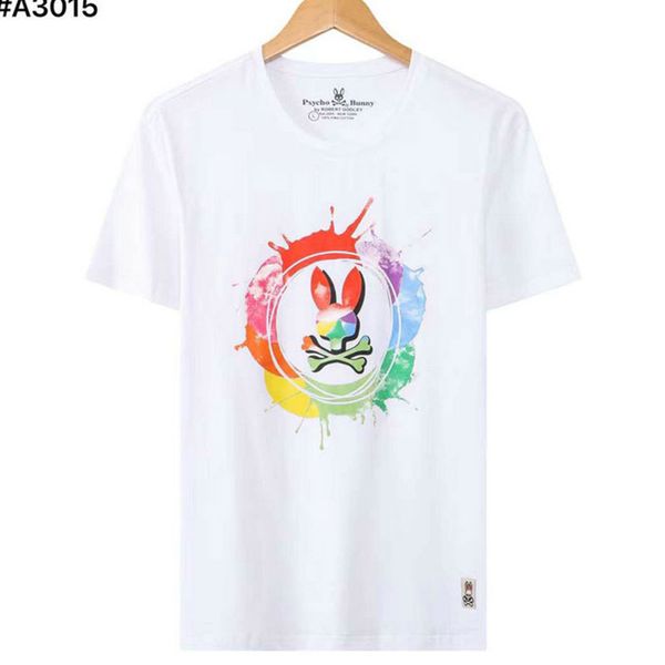 mens t shirt tide brand psychobunny rogue rabbit print men polo couple breathable and comfortable round neck fashion, White;black
mens t shirt tide brand psychobunny rogue rabbit print men polo couple breathable and comfortable round neck fashion, White;black