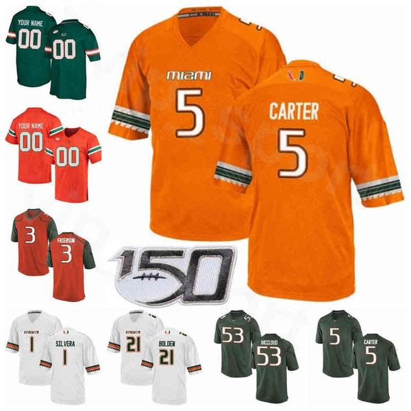 ncaa football college acc miami hurricanes 21 bubba bolden jersey 5 amari carter 53 zach mccloud 3 gilbert frierson 1 nesta jade silvera, Black
ncaa football college acc miami hurricanes 21 bubba bolden jersey 5 amari carter 53 zach mccloud 3 gilbert frierson 1 nesta jade silvera, Black