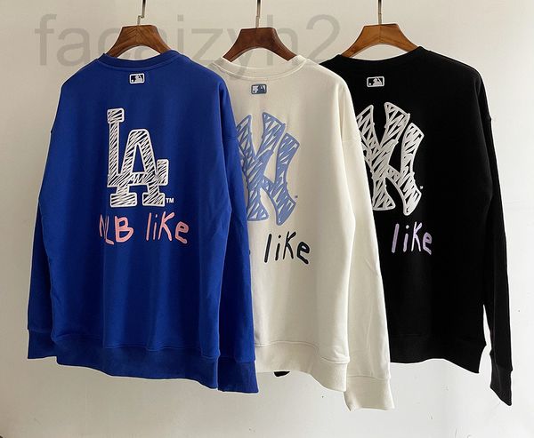 men's sweaters designer 2021 korea chao brand mlb popular back ny foam graffiti men's and women's couple round neck sweater g, White;black
men's sweaters designer 2021 korea chao brand mlb popular back ny foam graffiti men's and women's couple round neck sweater g, White;black