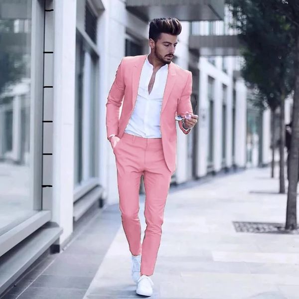 new casual fashion luxurious business men's suit for wedding party tuxedos slim fit peak lapel pink suits male(jacket+pants), Black;gray
new casual fashion luxurious business men's suit for wedding party tuxedos slim fit peak lapel pink suits male(jacket+pants), Black;gray