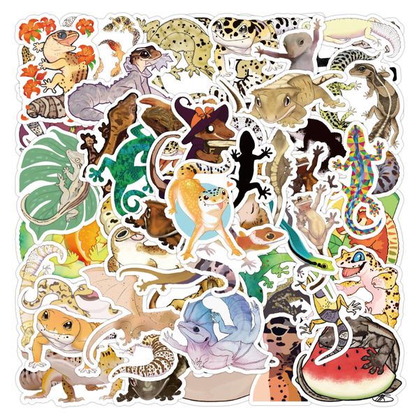 50pcs animal mix gecko lizard cute stickers for skateboard gift box bicycle computer notebook car decal kids toys
50pcs animal mix gecko lizard cute stickers for skateboard gift box bicycle computer notebook car decal kids toys