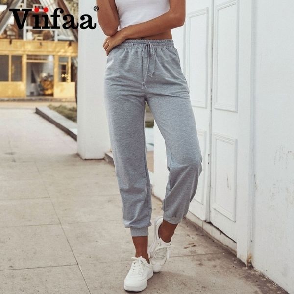 viifaa grey drawstring pocket high waist joggers loose sweatpants women sporting autumn winter ladies casual trousers y200418, Black;white
viifaa grey drawstring pocket high waist joggers loose sweatpants women sporting autumn winter ladies casual trousers y200418, Black;white