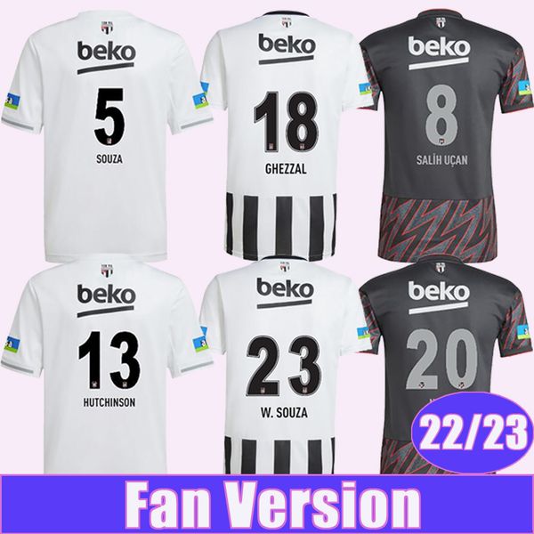 22 23 besiktas mens soccer jerseys rosier montero souza nkoudou salih ucan hutchinson ghezzal necip w. souza karaman home away 3rd football, Black;yellow
22 23 besiktas mens soccer jerseys rosier montero souza nkoudou salih ucan hutchinson ghezzal necip w. souza karaman home away 3rd football, Black;yellow