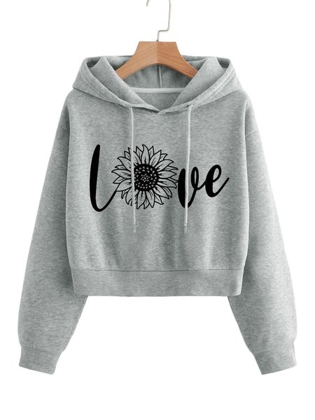 floral & letter graphic crop drawstring hoodie s9p6#, Black
floral & letter graphic crop drawstring hoodie s9p6#, Black