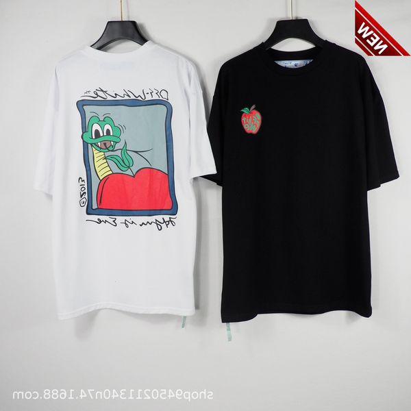 50%discount summer 2022 spring off and fashion brand new casual loose cartoon snake print short sleeve t-shirt factory direct sale, White;black
50%discount summer 2022 spring off and fashion brand new casual loose cartoon snake print short sleeve t-shirt factory direct sale, White;black