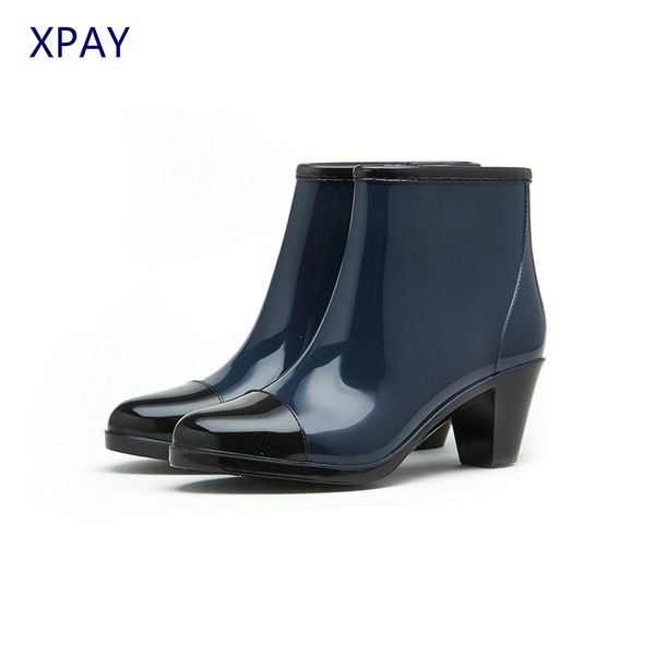 side zipper fashion rain boots women wellies gumboots anti-slip wellies high heel galoshes women rubber boots, Black;red
side zipper fashion rain boots women wellies gumboots anti-slip wellies high heel galoshes women rubber boots, Black;red