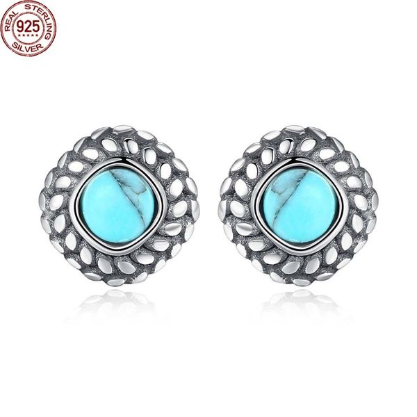 popular new authentic 925 sterling silver bohemia turquoise stud earrings for women vintage original thai jewelry for girls, Golden;silver
popular new authentic 925 sterling silver bohemia turquoise stud earrings for women vintage original thai jewelry for girls, Golden;silver