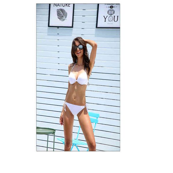 designer beach thong fashion swimsuit bikini set steel bracket small cht gathered bikini three-point womens new split spring swimsuit, White;black
designer beach thong fashion swimsuit bikini set steel bracket small cht gathered bikini three-point womens new split spring swimsuit, White;black