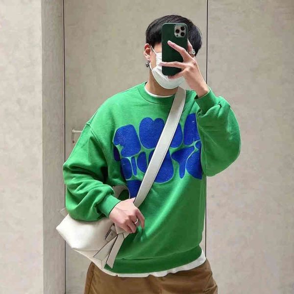 designer sweater tide brand acne sweatshirt classic letter embroidery round neck long-sleeved t-shirt men and women loose os hoodie cotton p, Black
designer sweater tide brand acne sweatshirt classic letter embroidery round neck long-sleeved t-shirt men and women loose os hoodie cotton p, Black