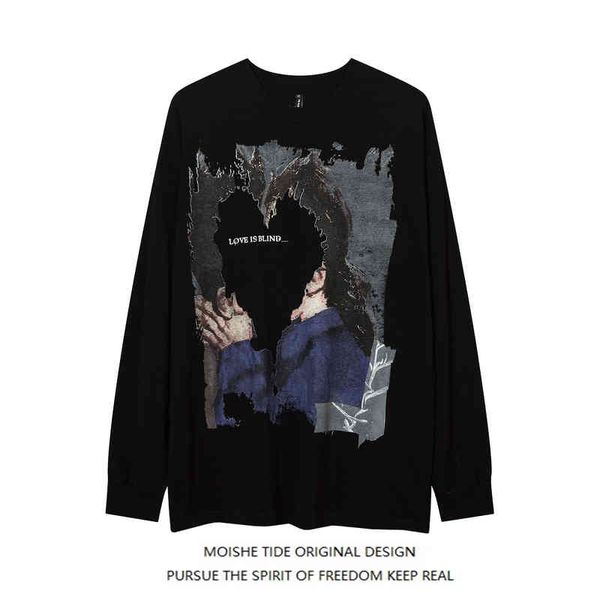 moishe tide european and american fashion br high street design round neck sweater for men women loose ins hip-hop long sleeve, Black
moishe tide european and american fashion br high street design round neck sweater for men women loose ins hip-hop long sleeve, Black