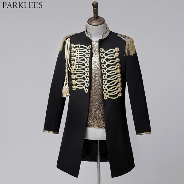 mens vintage steampunk long blazer jacket fashion tassel design gothic blazers men party prom halloween rock and roll costumes 220809, White;black
mens vintage steampunk long blazer jacket fashion tassel design gothic blazers men party prom halloween rock and roll costumes 220809, White;black