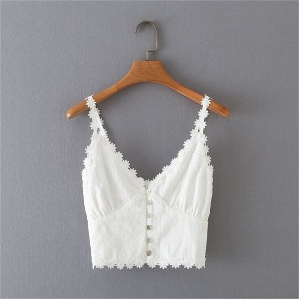traf women fashion summer cotton lace buttons sleeveless solid color sling streetwear 220325, White
traf women fashion summer cotton lace buttons sleeveless solid color sling streetwear 220325, White