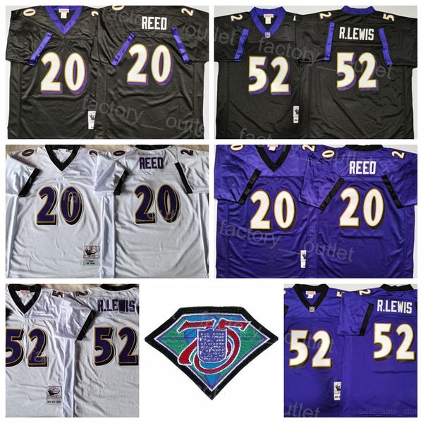 mitchell and ness throwback football vintage 20 ed reed jersey men 75th anniversary retro 52 ray lewis black purple white all stitched for s, Black;red
mitchell and ness throwback football vintage 20 ed reed jersey men 75th anniversary retro 52 ray lewis black purple white all stitched for s, Black;red