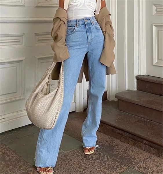 wide leg pant women jeans autumn winter high waist slouchy black straight denim trouser fall 2022 casual high street clothes, Blue
wide leg pant women jeans autumn winter high waist slouchy black straight denim trouser fall 2022 casual high street clothes, Blue
