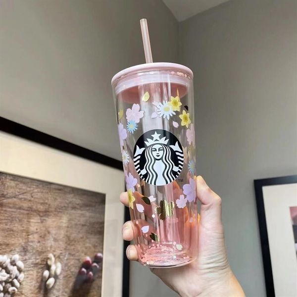 starbucks pink sakura goddess double glass straw cup large capacity drinking cup 591ml321m
starbucks pink sakura goddess double glass straw cup large capacity drinking cup 591ml321m