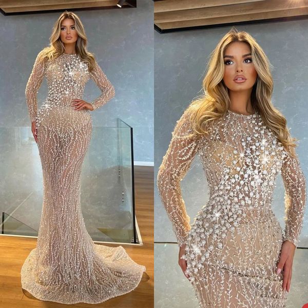 champagne sequin mermaid evening dresses 2022 jewel neck long sleeve pearls beads african formal party prom gowns, Black;red
champagne sequin mermaid evening dresses 2022 jewel neck long sleeve pearls beads african formal party prom gowns, Black;red