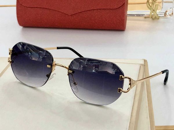 sunglasses for men and women summer style 0130 anti-ultraviolet retro plate metal frameless fashion eyeglasses random box, White;black
sunglasses for men and women summer style 0130 anti-ultraviolet retro plate metal frameless fashion eyeglasses random box, White;black