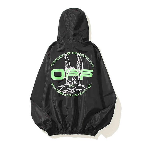 2022 summer hip hop high street off graffiti cartoon printed coat hoodie windbreaker, Black
2022 summer hip hop high street off graffiti cartoon printed coat hoodie windbreaker, Black