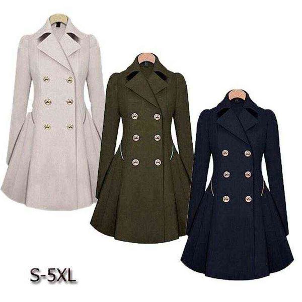 women's trench coats women coat autumn double breasted warm windbreaker causal long ladies female plus size t220811, Tan;black
women's trench coats women coat autumn double breasted warm windbreaker causal long ladies female plus size t220811, Tan;black