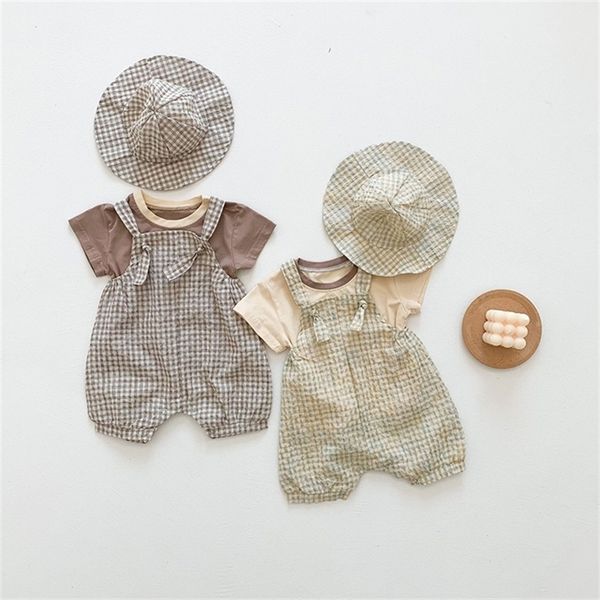yg. baby summer clothing casual baby short sleeve + children's pants 2 pieces plaid girls suit 220425, White
yg. baby summer clothing casual baby short sleeve + children's pants 2 pieces plaid girls suit 220425, White
