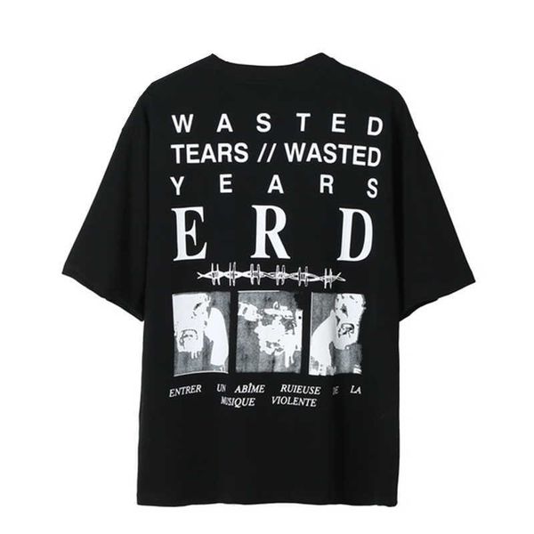 men's t-shirts erd thorn portrait high street vintage print bottomed shirt melancholy rich second generation off shoulder short sleeve, White;black
men's t-shirts erd thorn portrait high street vintage print bottomed shirt melancholy rich second generation off shoulder short sleeve, White;black