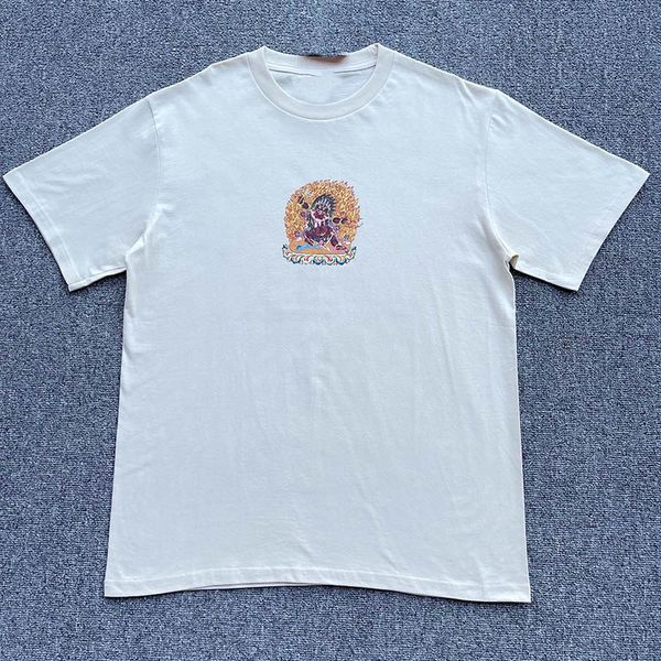 22ss brand box person tee logo short sleeve t-shirts, White;black
