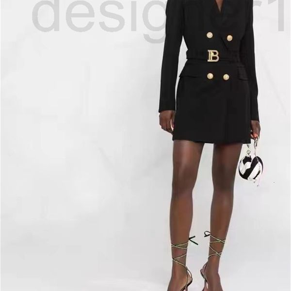 casual dresses designer bm2021 australian autumn new buckle belt high waist line double breasted three-dimensional shoulder closing suit dre, Black;gray
casual dresses designer bm2021 australian autumn new buckle belt high waist line double breasted three-dimensional shoulder closing suit dre, Black;gray