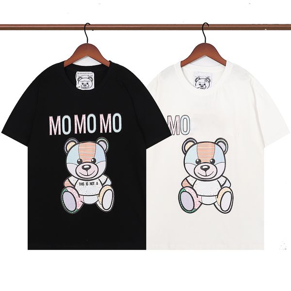 new women's t-shirt summer t-shirts men's women's designer fashion simple cotton shirts casual printed bear outdoor round nec, White
new women's t-shirt summer t-shirts men's women's designer fashion simple cotton shirts casual printed bear outdoor round nec, White