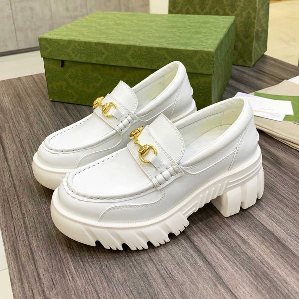designer horsebit casual shoes genuine leather cowhide loafers gold buckle platform sneakers round head chunky slip-on shoe, Black
designer horsebit casual shoes genuine leather cowhide loafers gold buckle platform sneakers round head chunky slip-on shoe, Black
